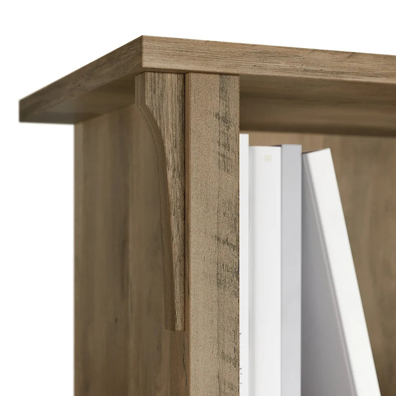 Tall 5-Shelf Bookcase (Set of 2)