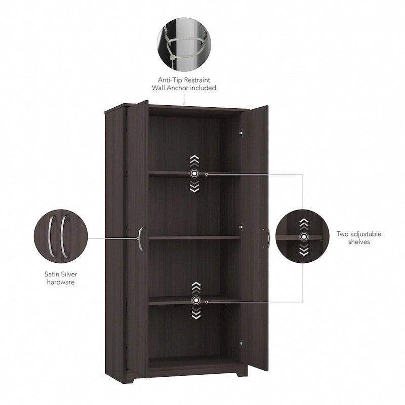 Tall Storage Cabinet with Doors