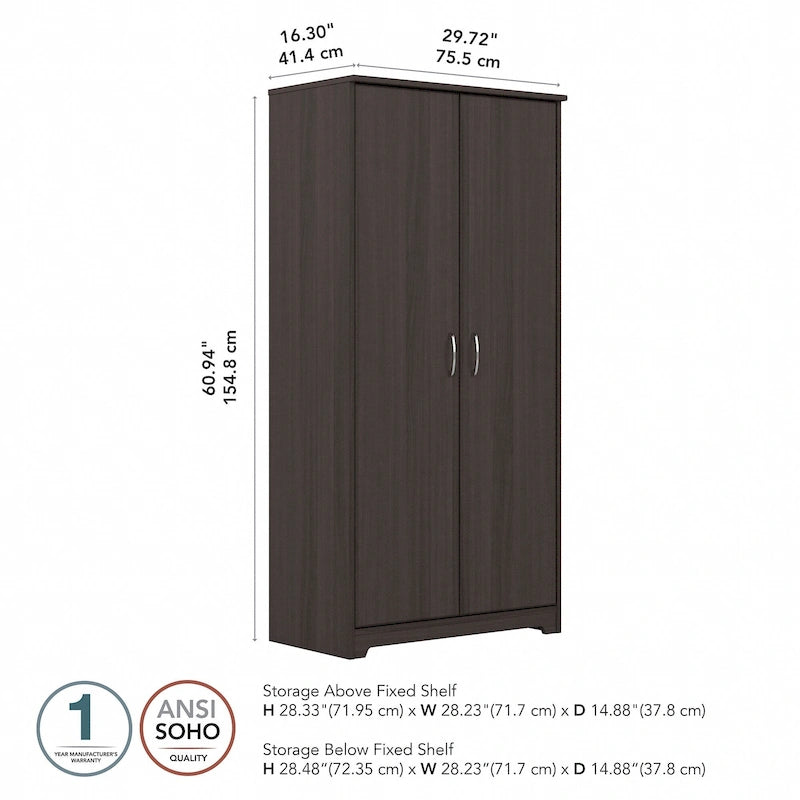 Tall Storage Cabinet with Doors