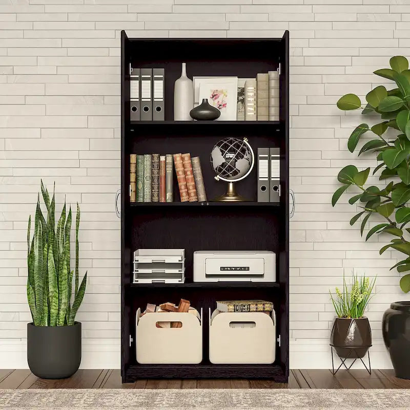 Tall Storage Cabinet with Doors