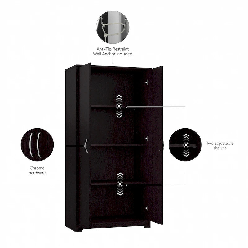 Tall Storage Cabinet with Doors