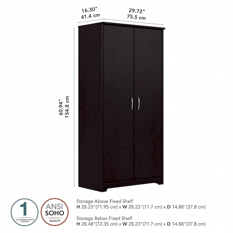 Tall Storage Cabinet with Doors