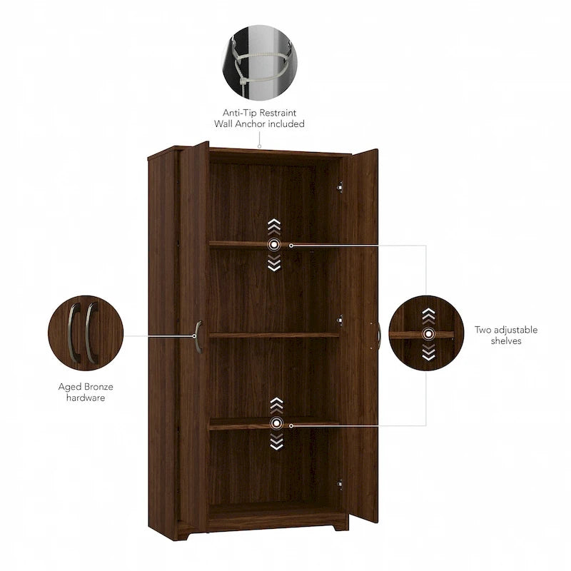 Tall Storage Cabinet with Doors