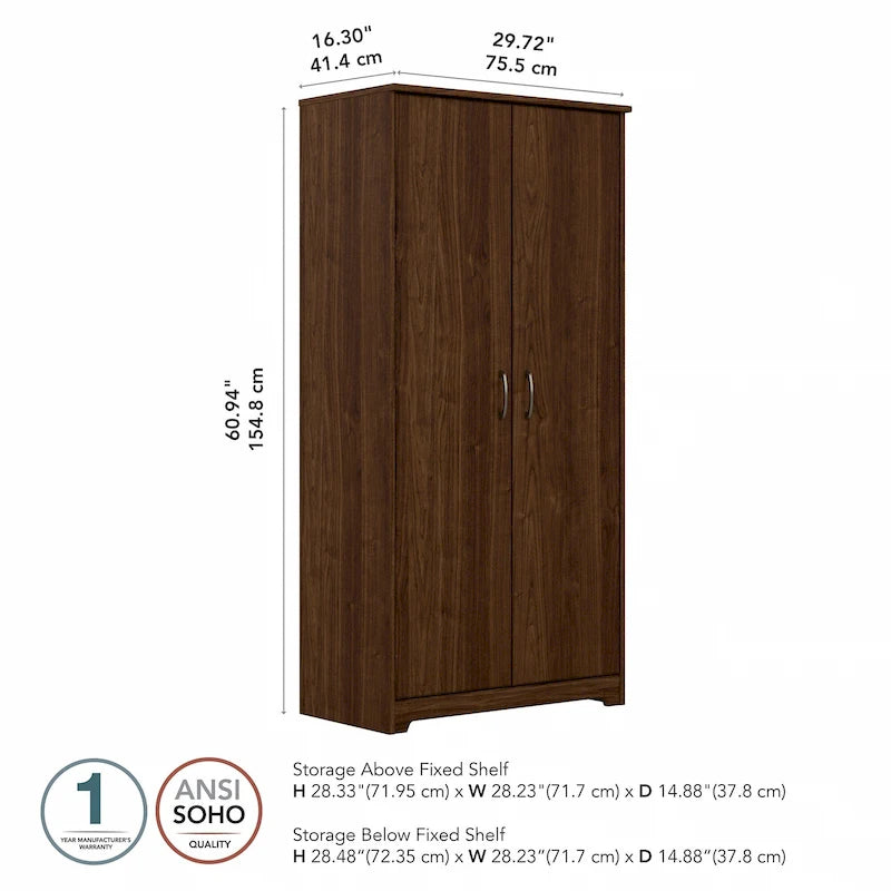Tall Storage Cabinet with Doors