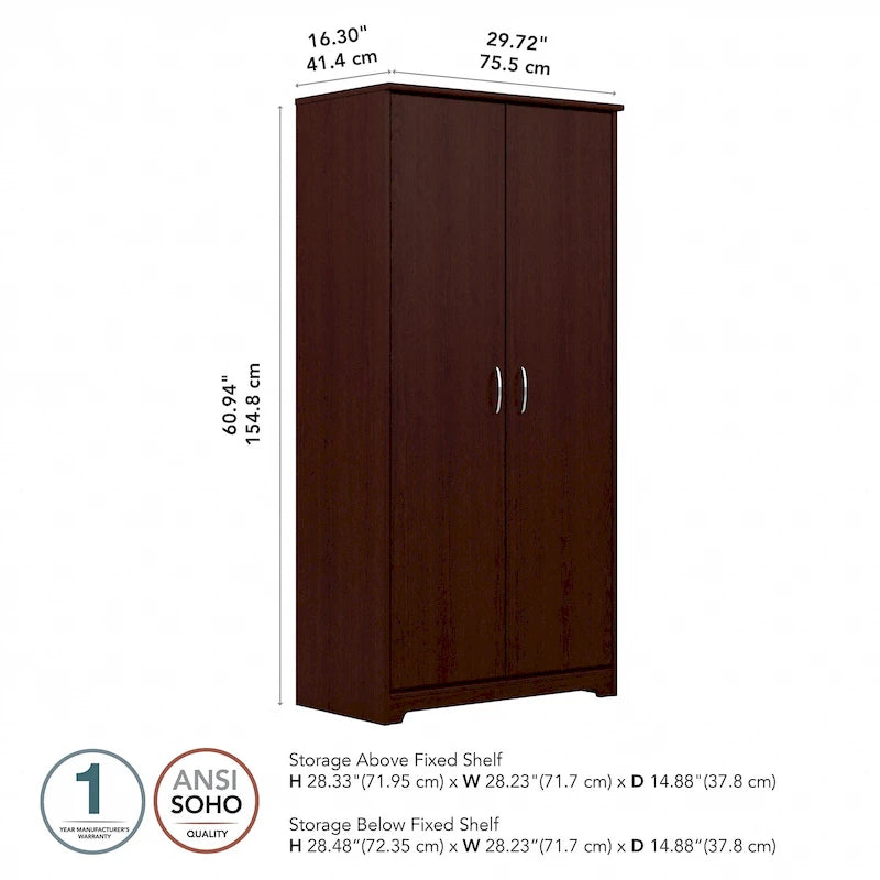 Tall Storage Cabinet with Doors