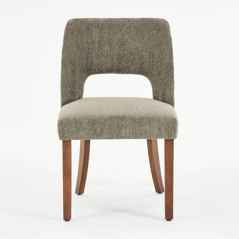 Set of 4 Fabric Upholstered Dining Chairs