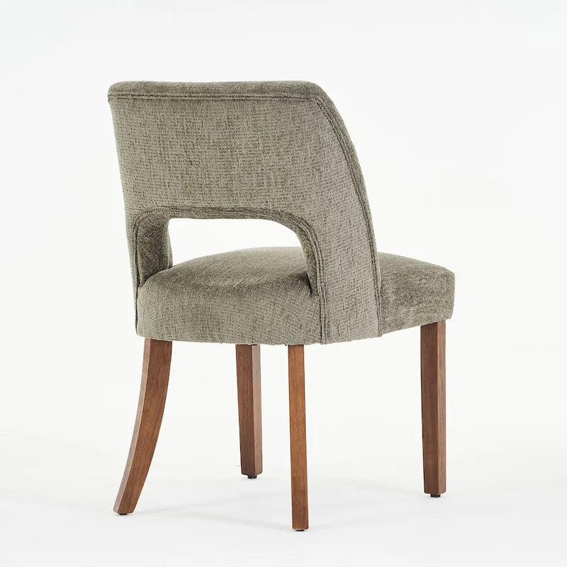 Set of 4 Fabric Upholstered Dining Chairs