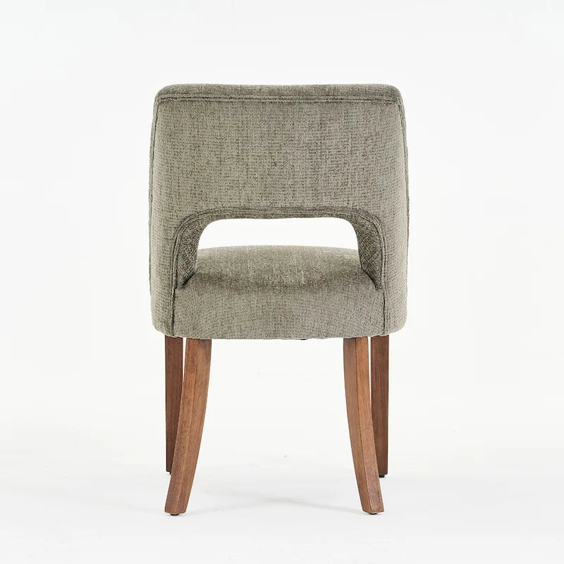 Set of 4 Fabric Upholstered Dining Chairs