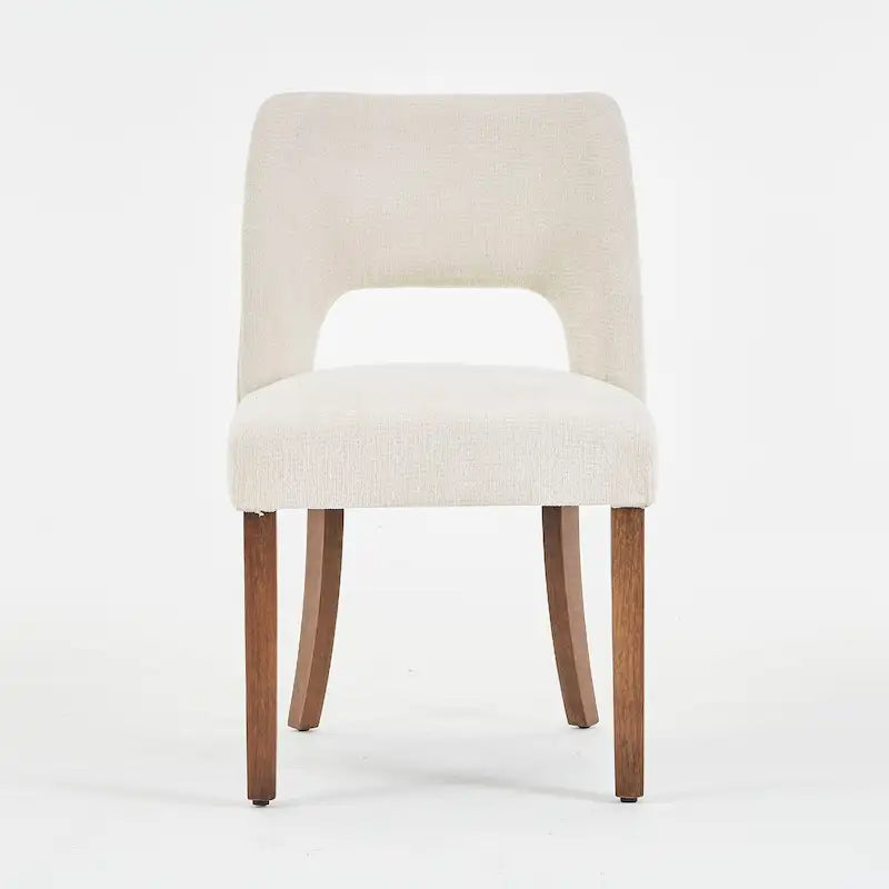 Set of 4 Fabric Upholstered Dining Chairs