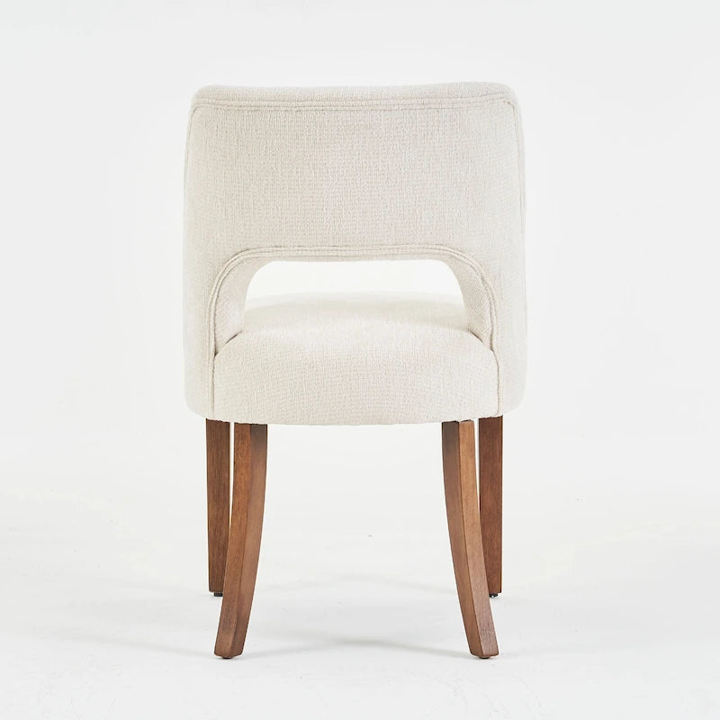 Set of 4 Fabric Upholstered Dining Chairs