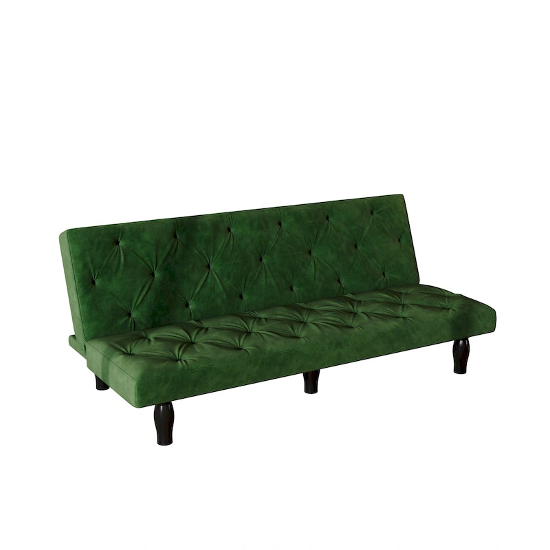 Divano letto in velluto