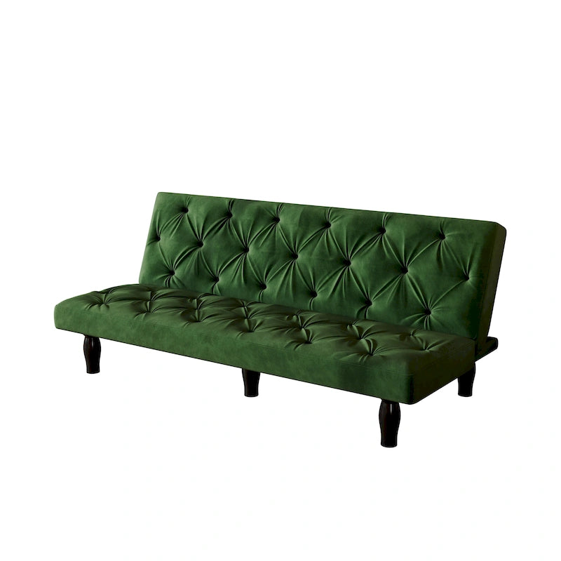 Divano letto in velluto