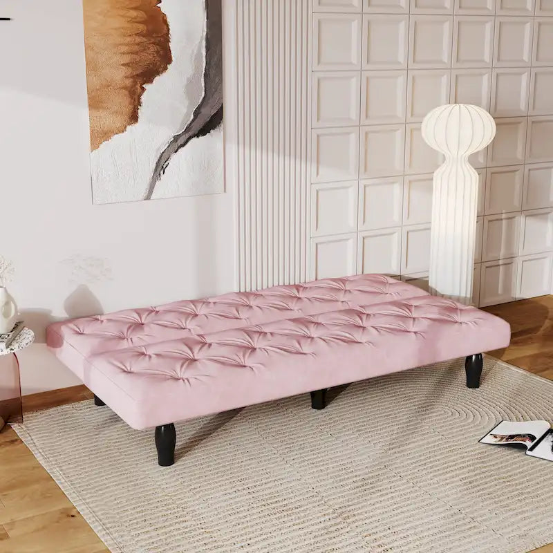 Divano letto in velluto