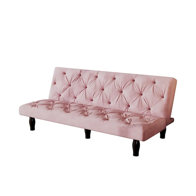 Divano letto in velluto