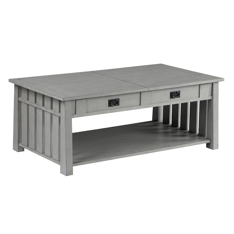 46-inch Wood Lift Top Coffee Table