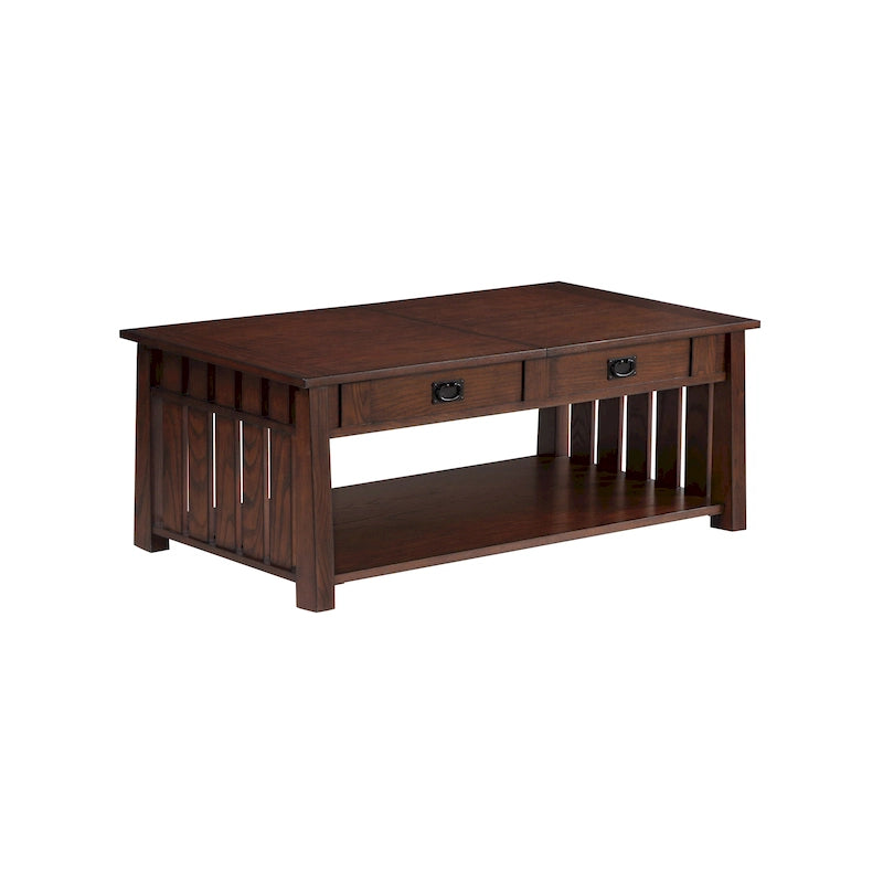 46-inch Wood Lift Top Coffee Table