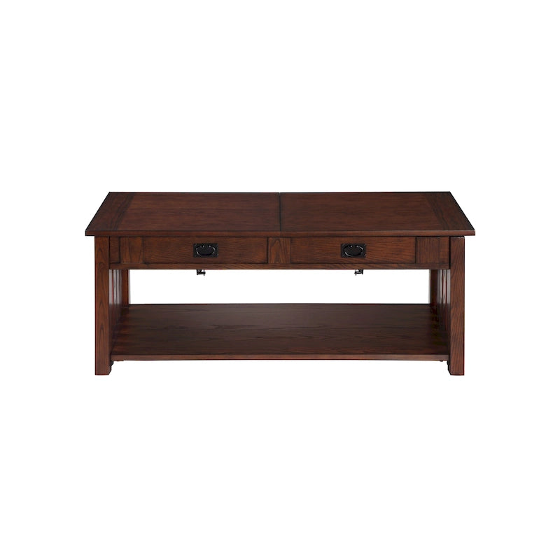 46-inch Wood Lift Top Coffee Table