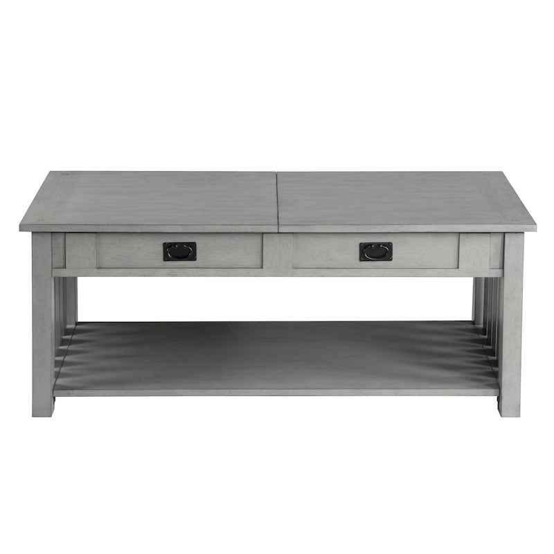 46-inch Wood Lift Top Coffee Table