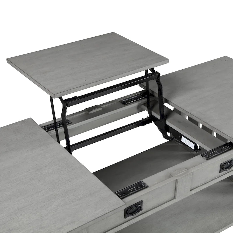 46-inch Wood Lift Top Coffee Table