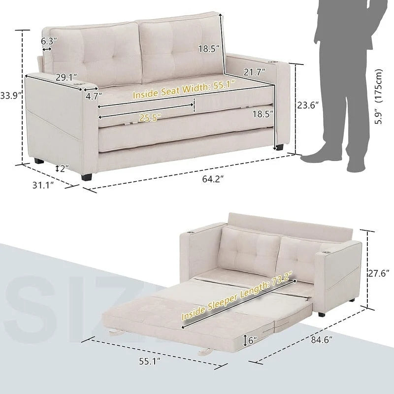 Divanetto letto