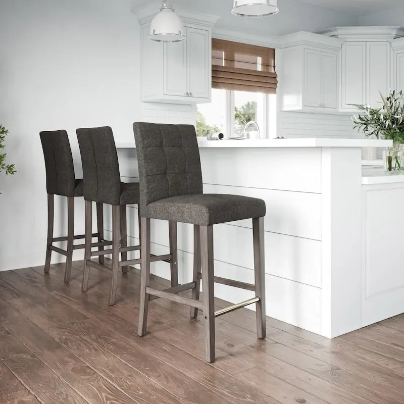 Upholstered 31" Bar Height Barstool