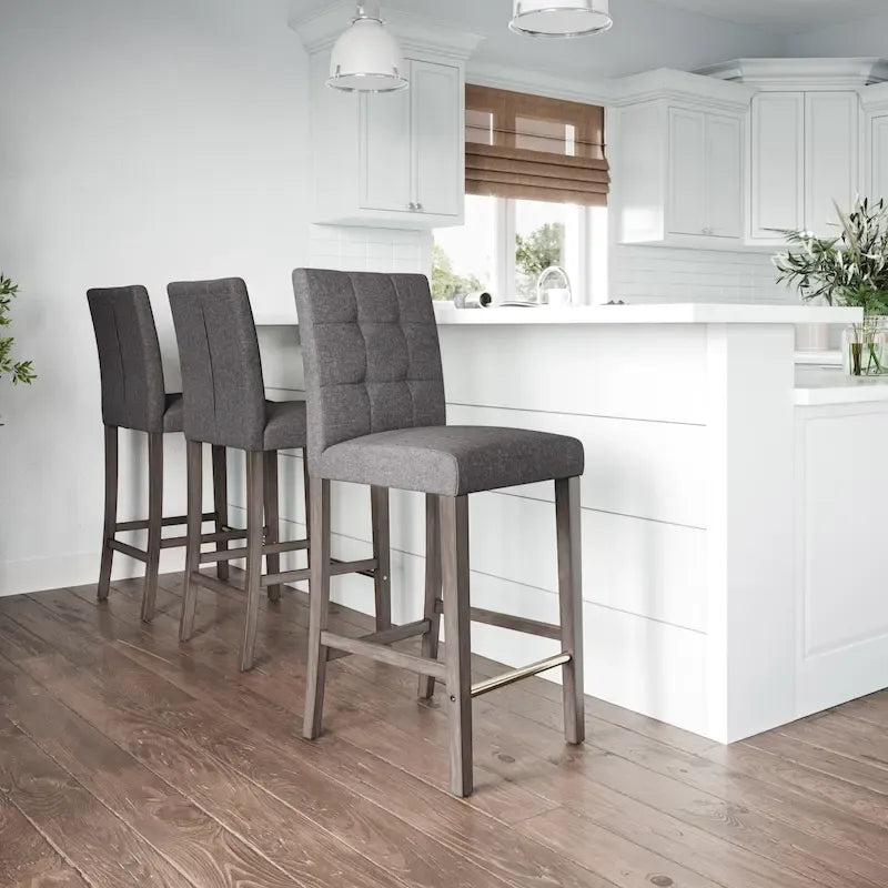 Upholstered 31" Bar Height Barstool