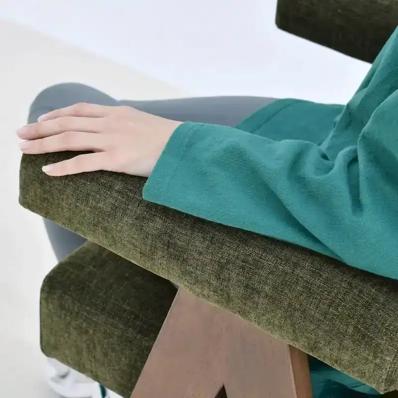 Contemporary Upholstered Counter Height Bar Stool