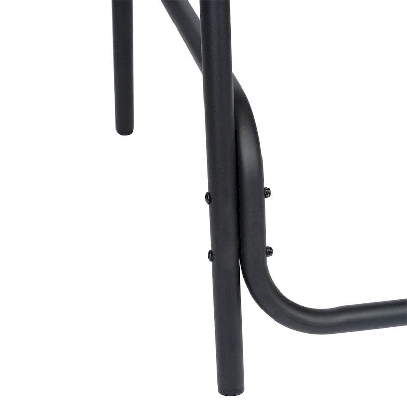 Commercial Indoor-Outdoor Rattan Restaurant Barstool with Aluminum Frame