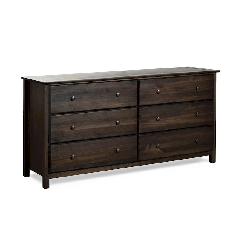 6-Drawer Solid Wood Dresser