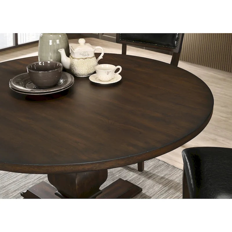 47.25" Round Dining Table with Pedestal Base