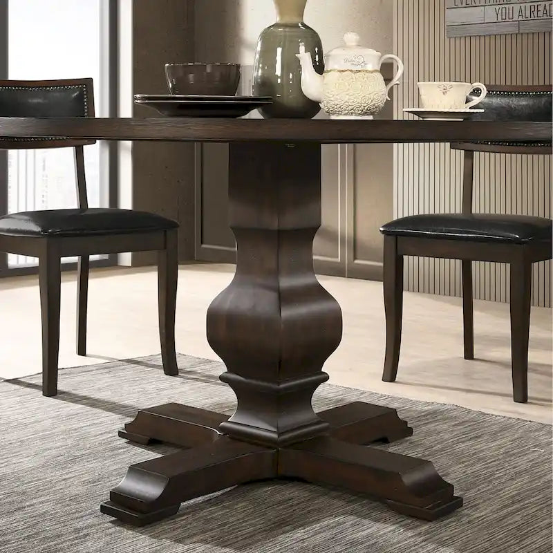 47.25" Round Dining Table with Pedestal Base