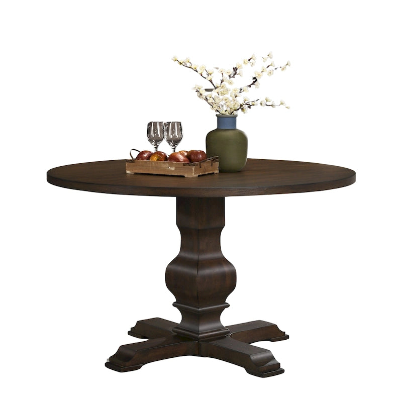 47.25" Round Dining Table with Pedestal Base