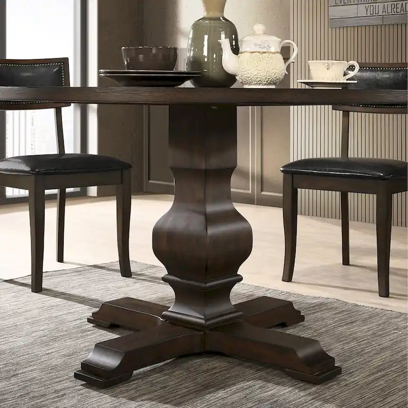 47.25" Round Dining Table with Pedestal Base
