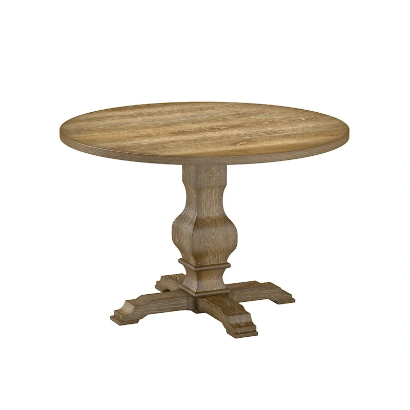 47.25" Round Dining Table with Pedestal Base