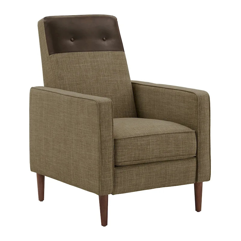 Two-tone Push-back Recliner Chair