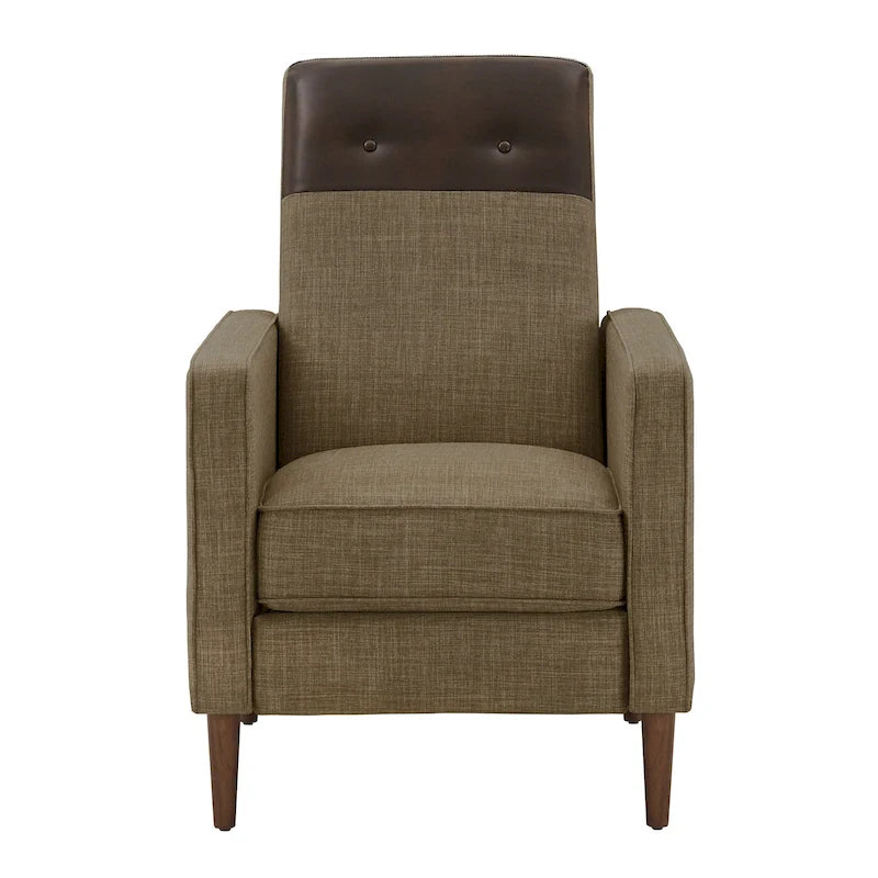 Two-tone Push-back Recliner Chair