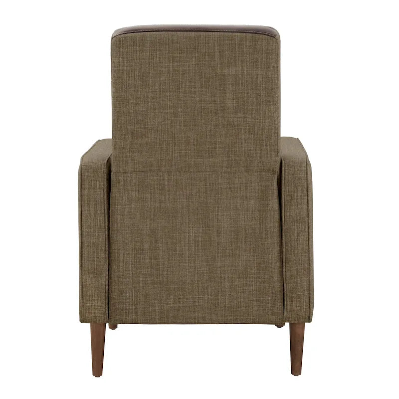Two-tone Push-back Recliner Chair