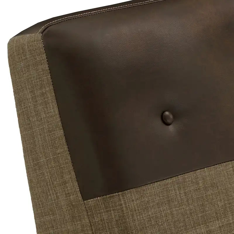 Two-tone Push-back Recliner Chair