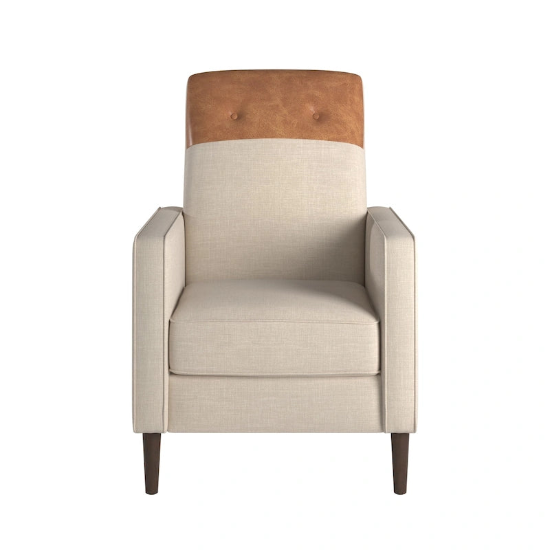 Two-tone Push-back Recliner Chair