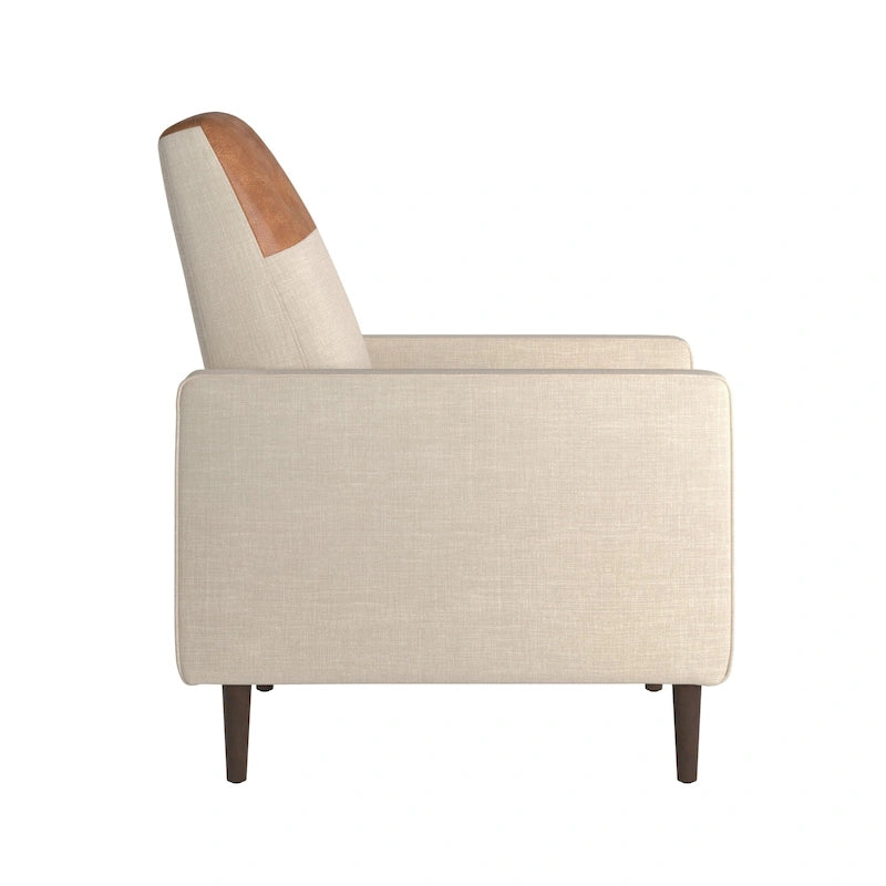 Two-tone Push-back Recliner Chair