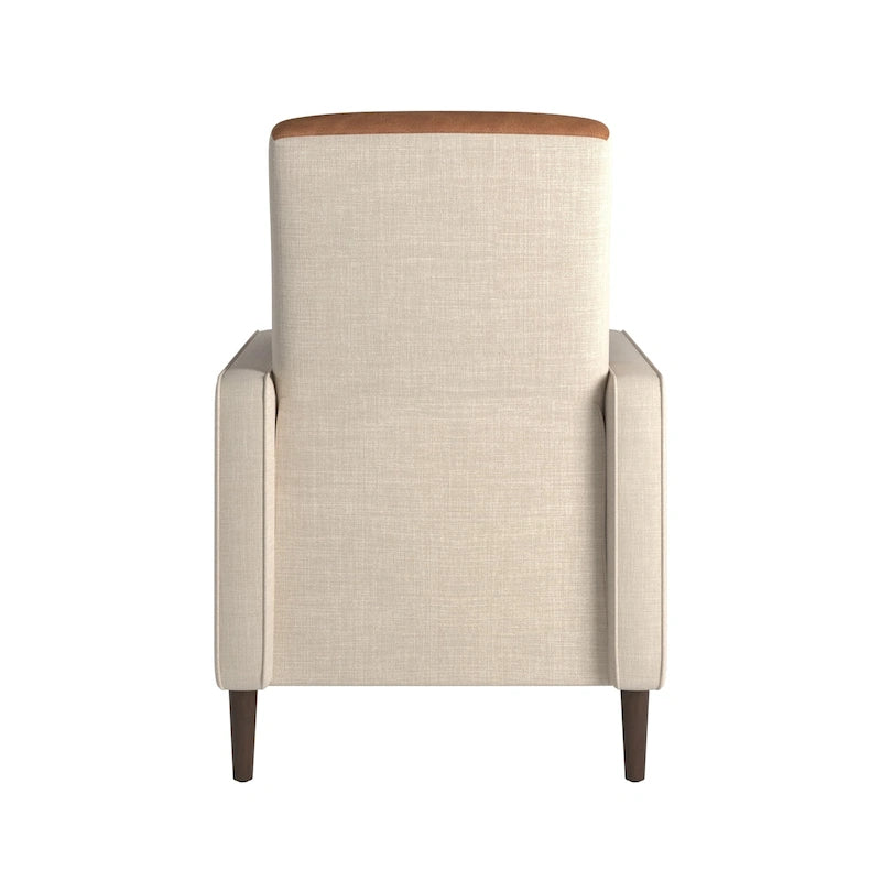 Two-tone Push-back Recliner Chair