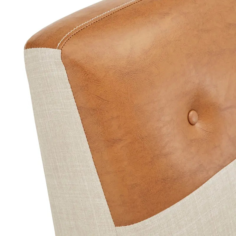 Two-tone Push-back Recliner Chair
