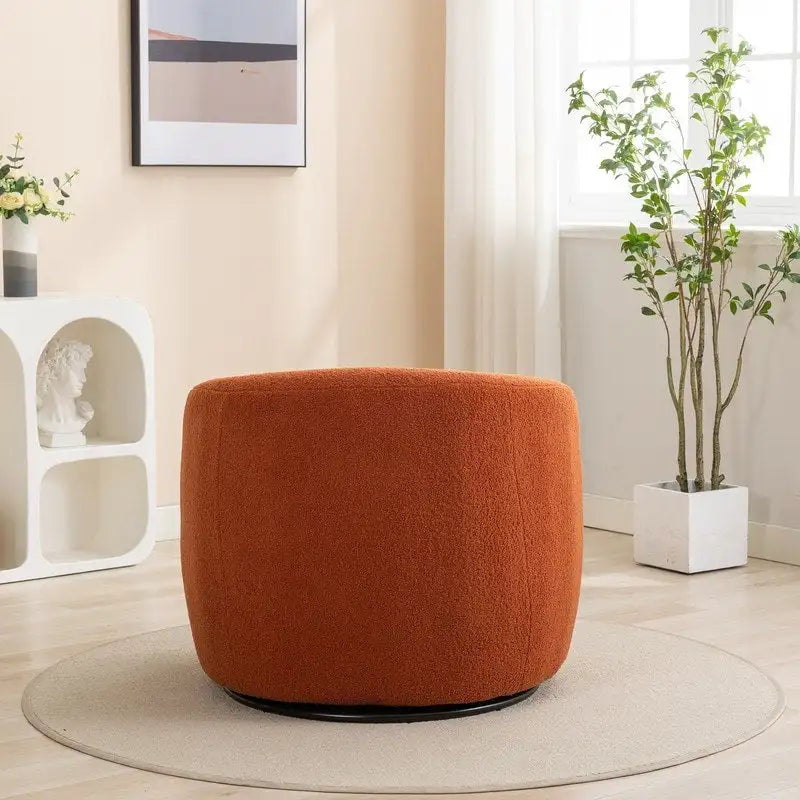 Poltrona da accento imbottita girevole a 360 gradi (set da 2)