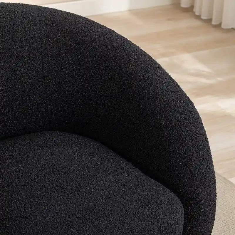 Poltrona da accento imbottita girevole a 360 gradi (set da 2)