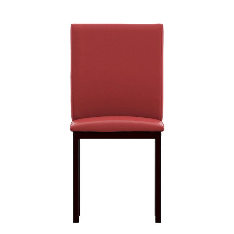 Metal Upholstered Dining Chair (Set of 2)