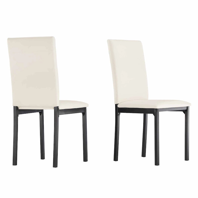 Metal Upholstered Dining Chair (Set of 2)