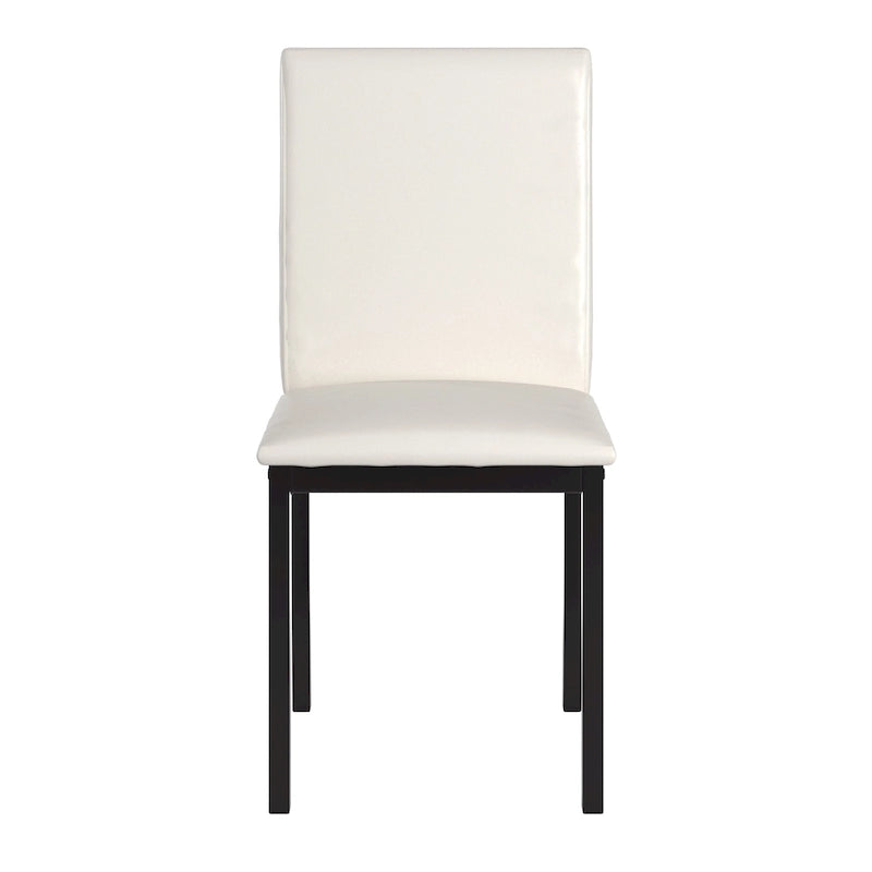 Metal Upholstered Dining Chair (Set of 2)