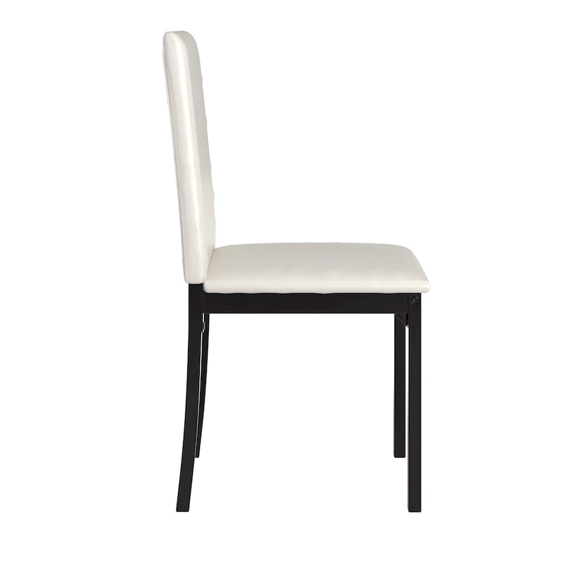 Metal Upholstered Dining Chair (Set of 2)