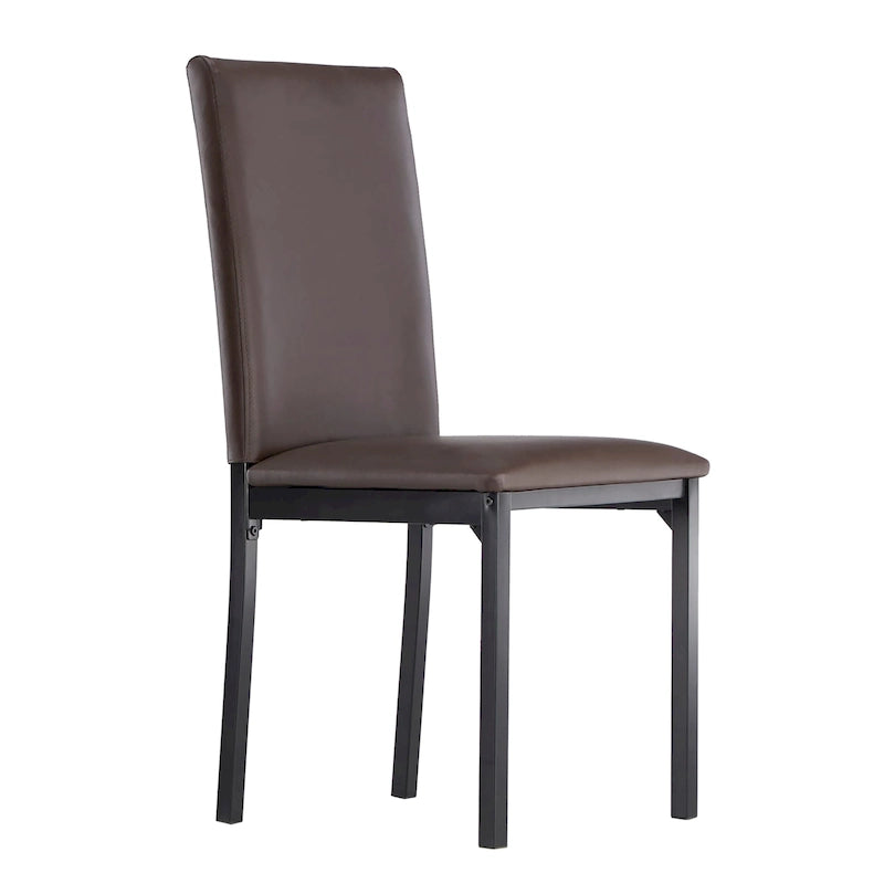 Metal Upholstered Dining Chair (Set of 2)