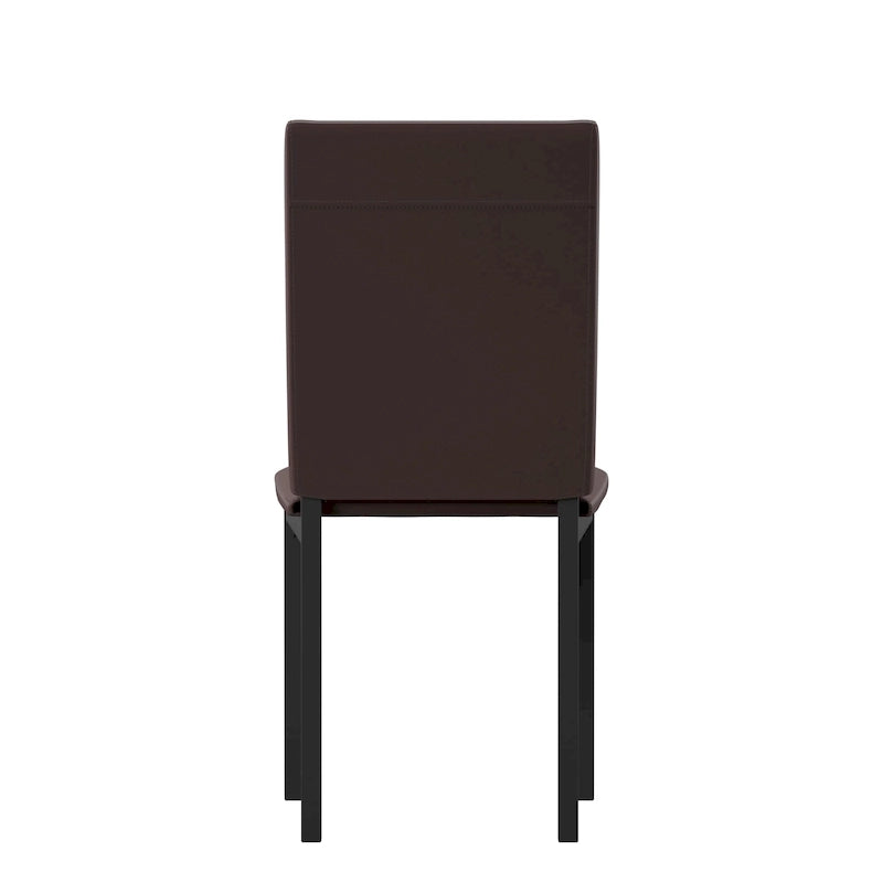 Metal Upholstered Dining Chair (Set of 2)